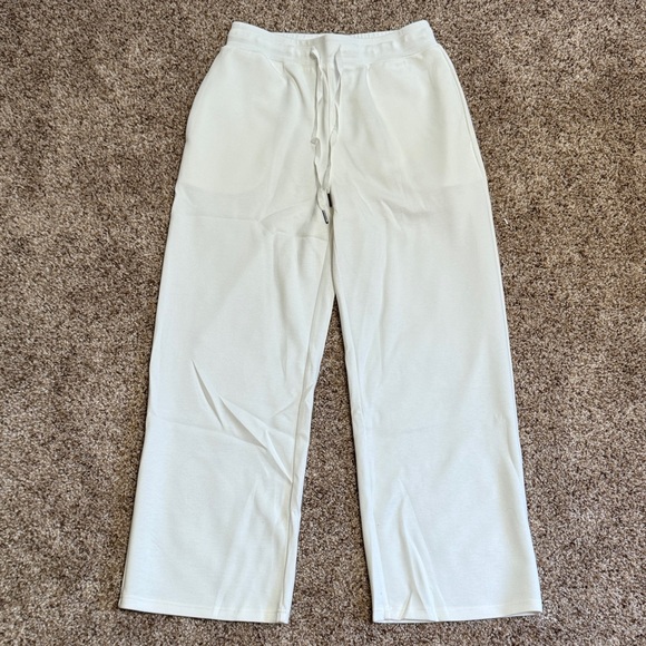 Anrabess Oversized Tracksuit Sweat Lounge Matching Set in White - Picture 7 of 11